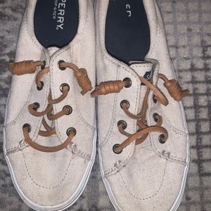 sperry slip on :)